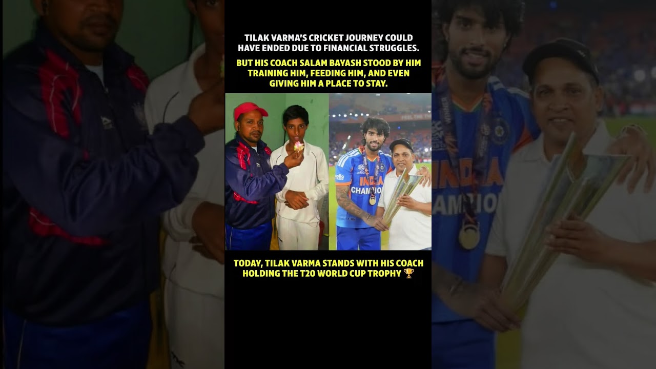 TILAK VARMA'S CRICKET JOURNEY COULD HAVE ENDED DUE TO FINANCIAL STRUGGLES.