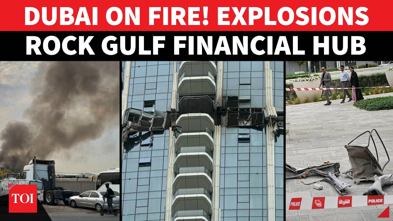 Dubai Financial Centre Bombed; Smoke Engulfs Towers Near Burj Khalifa As Iran Hammers UAE