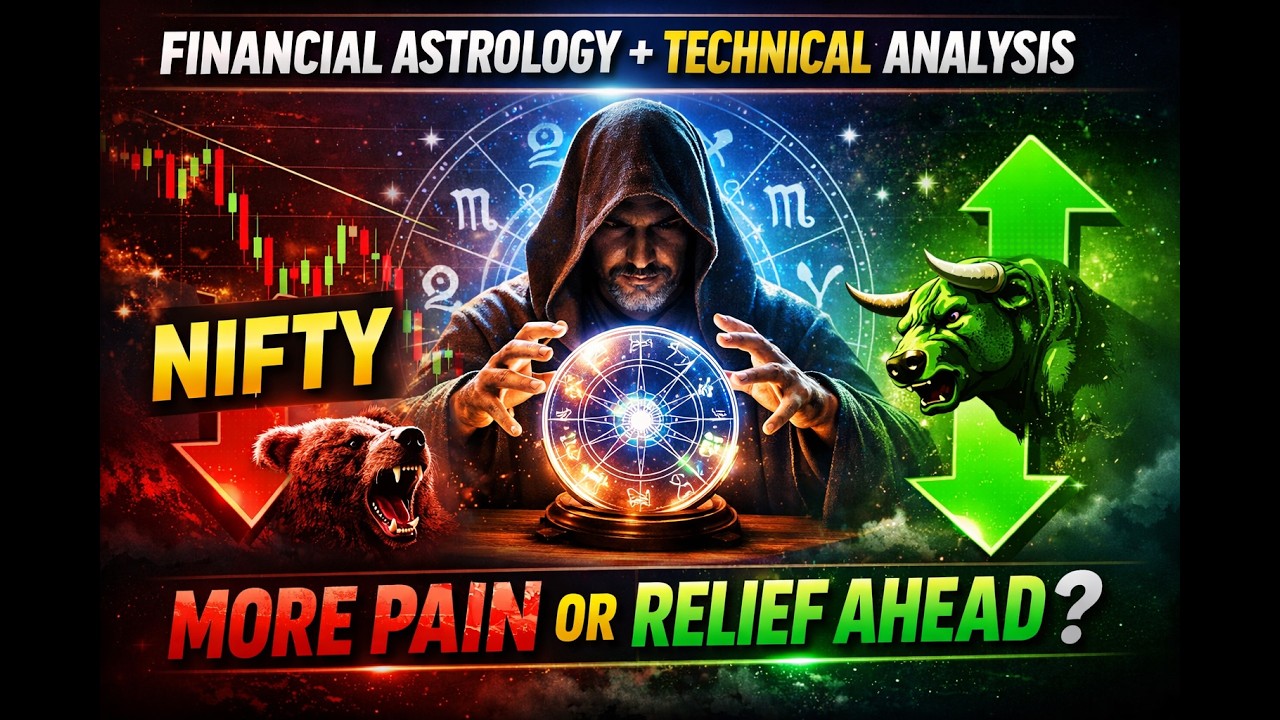 Nifty: Financial Astrology + Technical Analysis - More Pain or Relief Ahead?