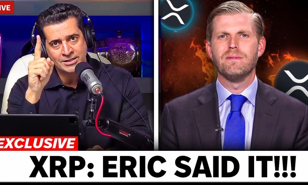 ERIC TRUMP WAS ASKED ABOUT XRP ON CAMERA!!! (HIS ANSWER SAYS EVERYTHING!!!)