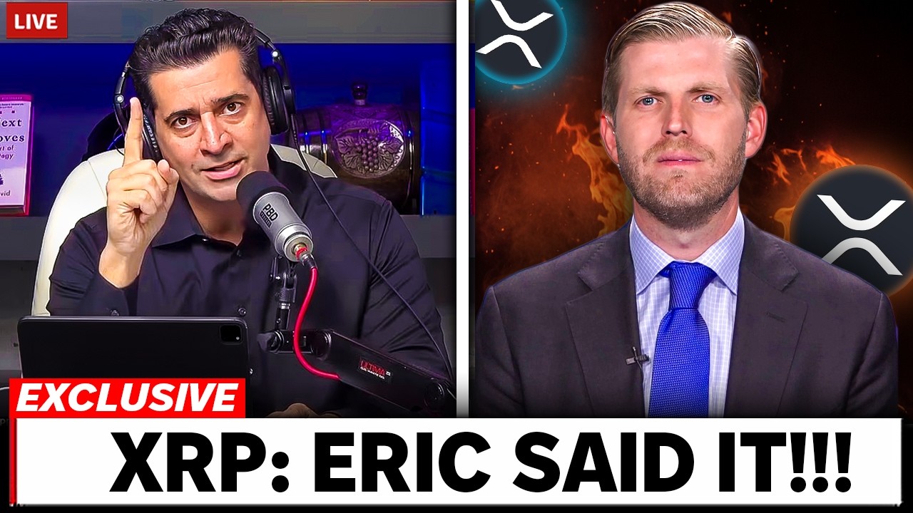 ERIC TRUMP WAS ASKED ABOUT XRP ON CAMERA!!! (HIS ANSWER SAYS EVERYTHING!!!)