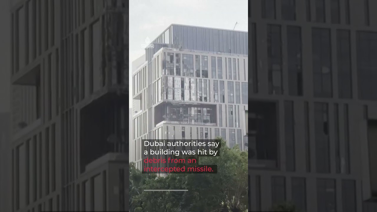 Black smoke seen after blasts in Dubai financial district