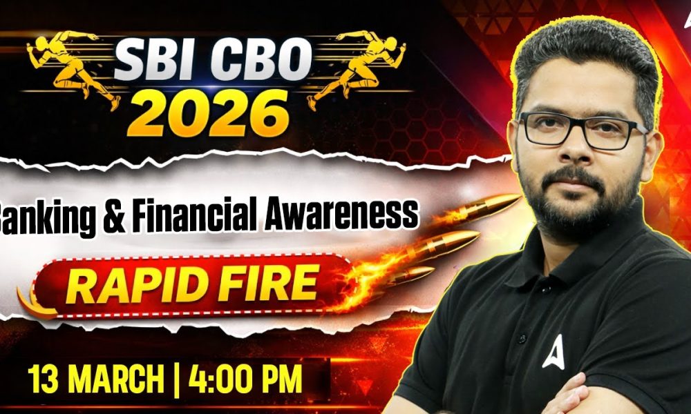 SBI CBO 2026 Banking & Financial Awareness | Banking & Financial Awareness Rapid Fire | By Veer Sir