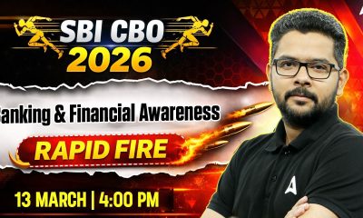SBI CBO 2026 Banking & Financial Awareness | Banking & Financial Awareness Rapid Fire | By Veer Sir