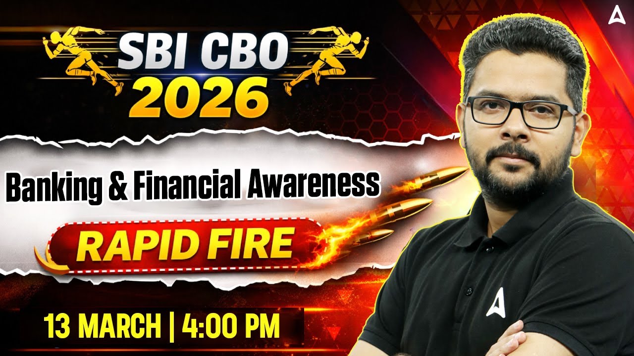 SBI CBO 2026 Banking & Financial Awareness | Banking & Financial Awareness Rapid Fire | By Veer Sir