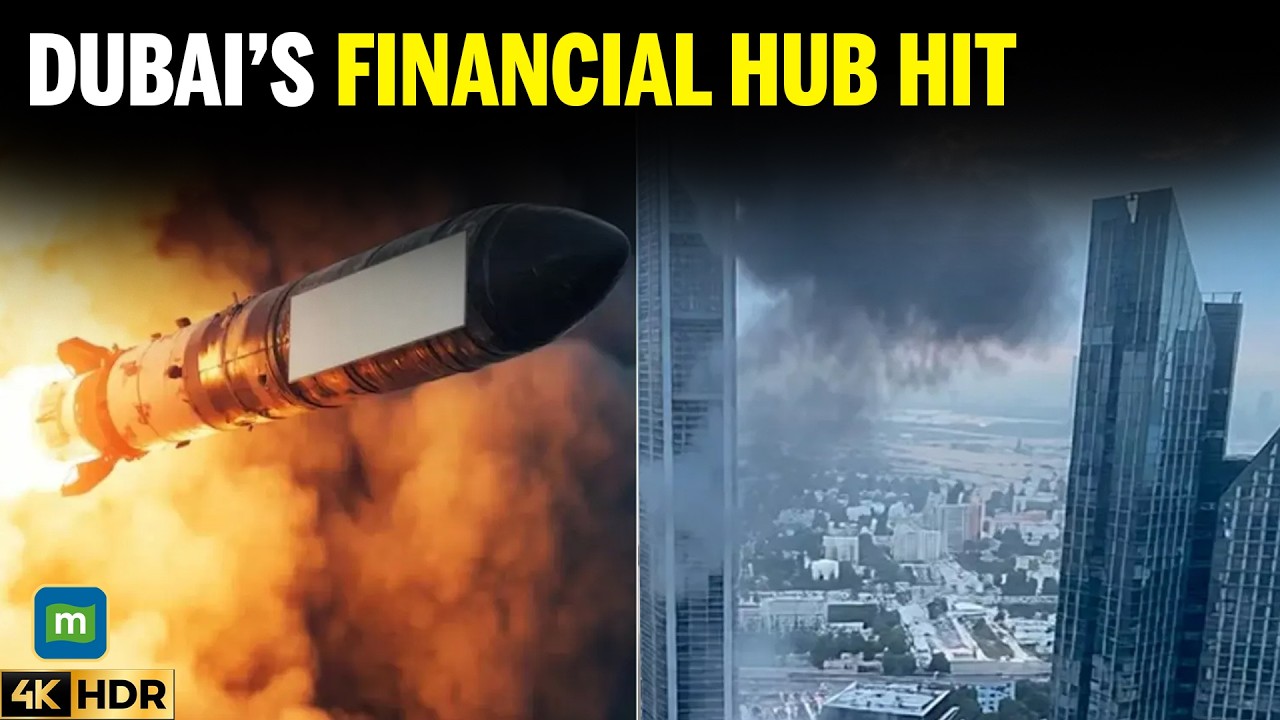 Debris From Intercepted Attack Damages Building In Dubai Financial District