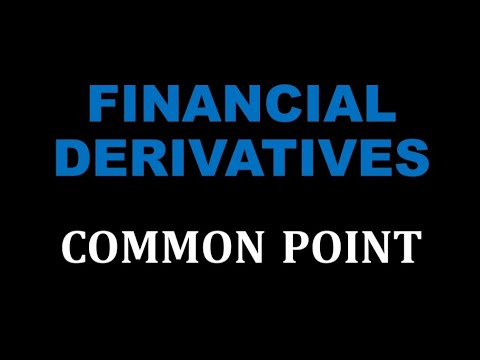 FINANCIAL DERIVATIVES | COMMON POINTS | OPTIONS FUTURE FIRWARD SWAP | BCOM | CALICUT | SIXTH SEM