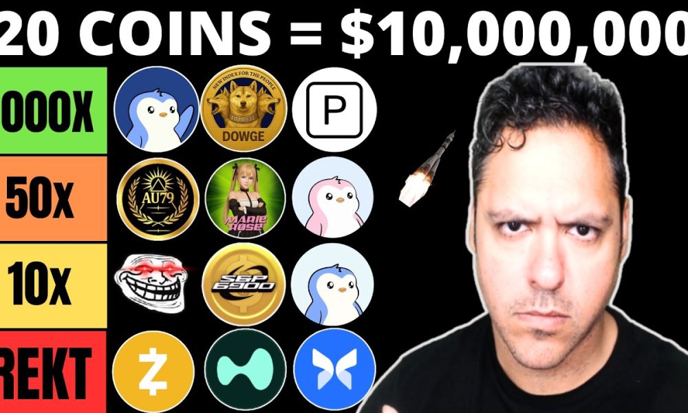 20 *MILLIONAIRE MAKER* Crypto Altcoins To Explode Any Day NOW!