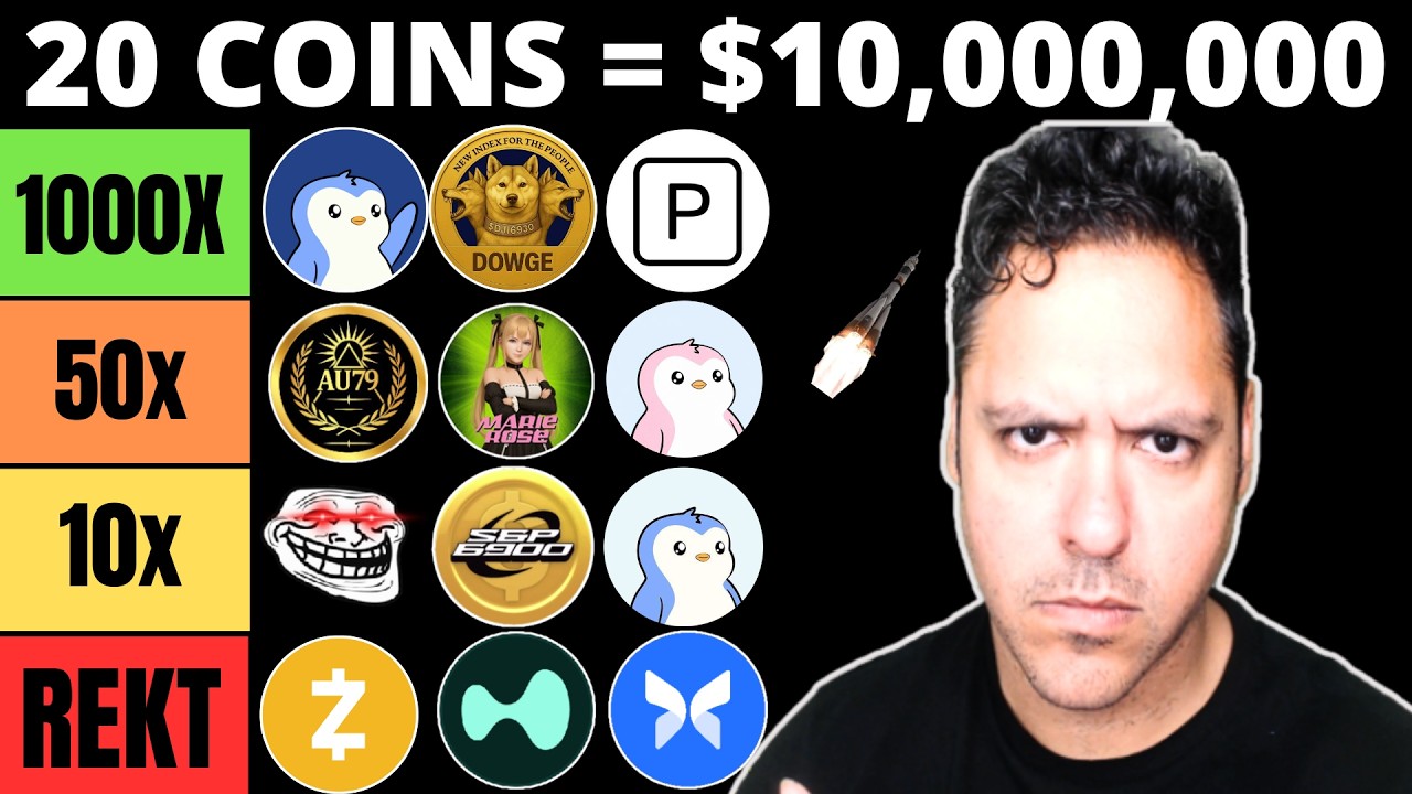 20 *MILLIONAIRE MAKER* Crypto Altcoins To Explode Any Day NOW!