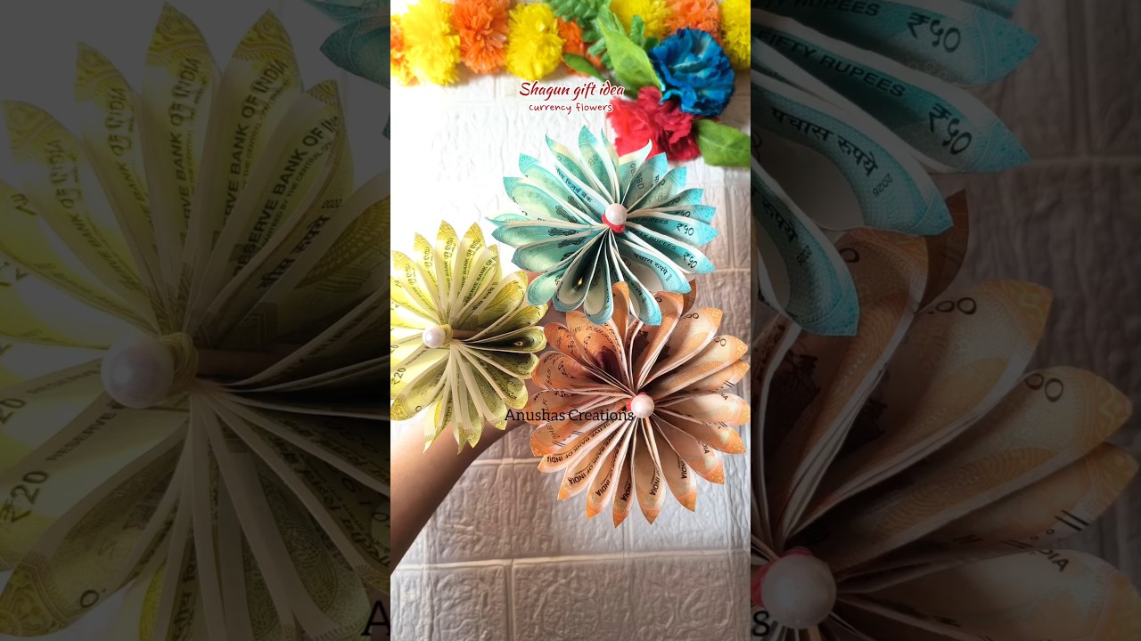 Cash Hamper | Currency Flower | Money Flower Making #shorts #viralshort #hype #giftideas #cash