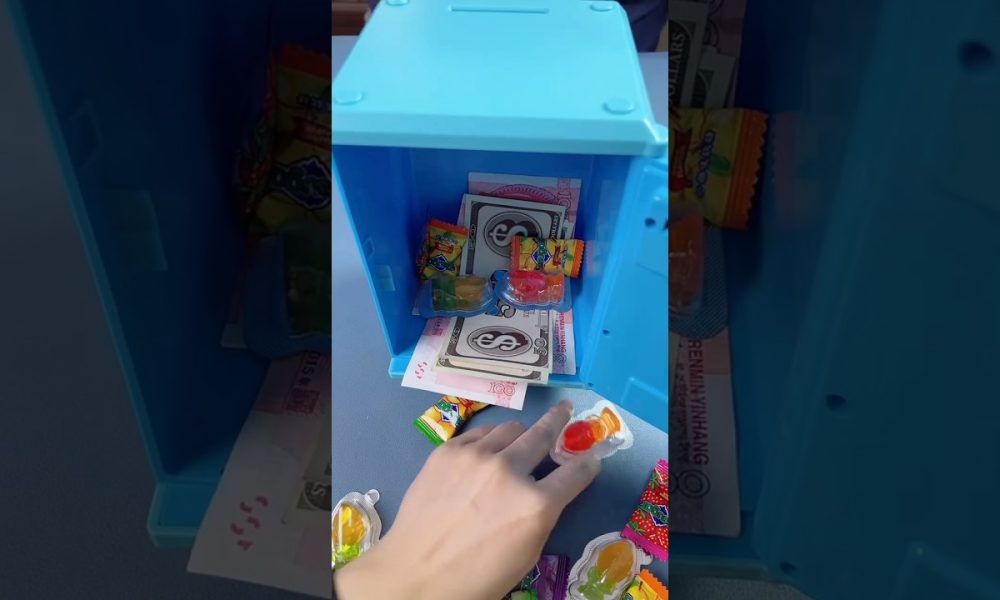 Candy & Money Hidden In Secret ATM No One Could Open It #shorts #stationery