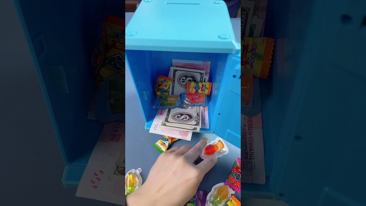 Candy & Money Hidden In Secret ATM No One Could Open It #shorts #stationery