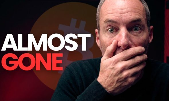 We're Almost Out Of Bitcoin...