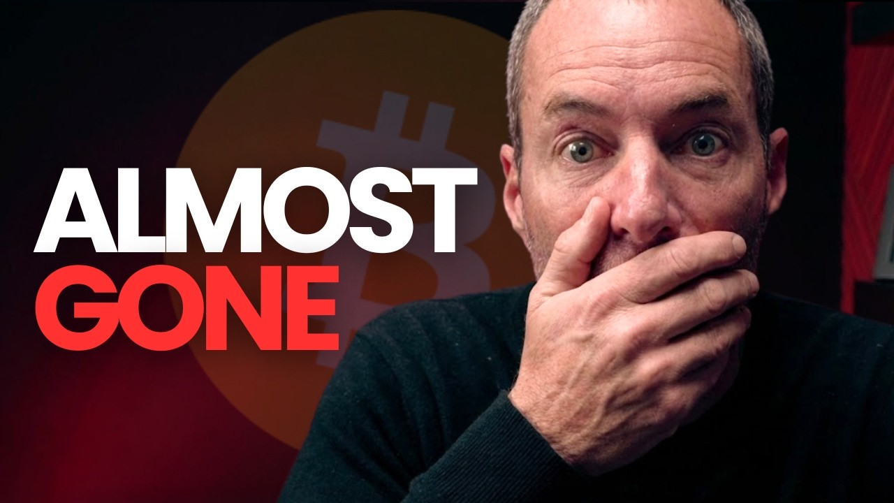 We're Almost Out Of Bitcoin...