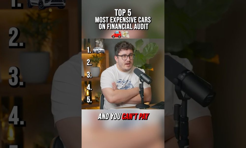TOP 5 MOST EXPENSIVE CARS ON FINANCIAL AUDIT