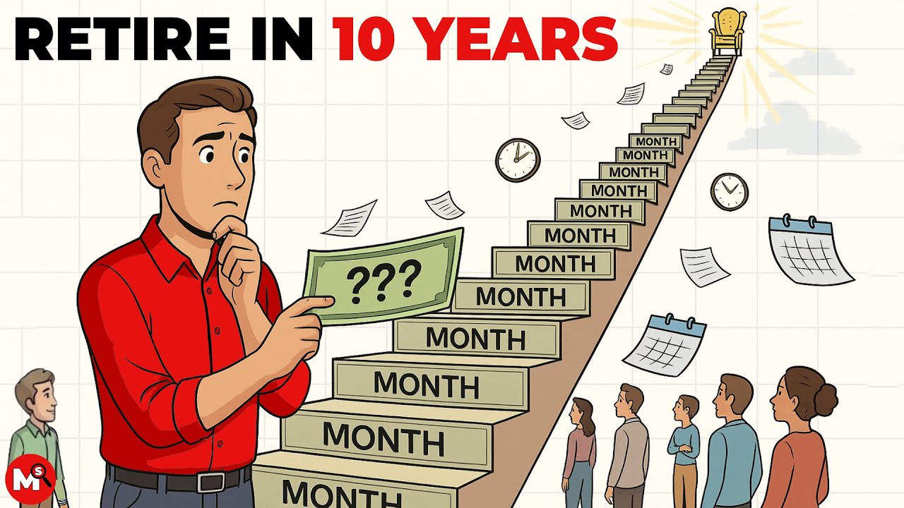 How Much You NEED To Invest Every Month to RETIRE in 10 Years? (So FEW)