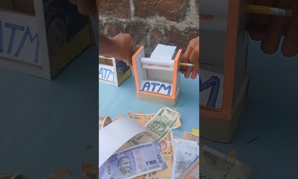 You Won’t Believe This Cardboard Money Machines #money #ilovegadgets