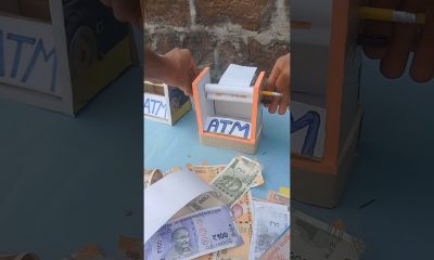 You Won’t Believe This Cardboard Money Machines #money #ilovegadgets