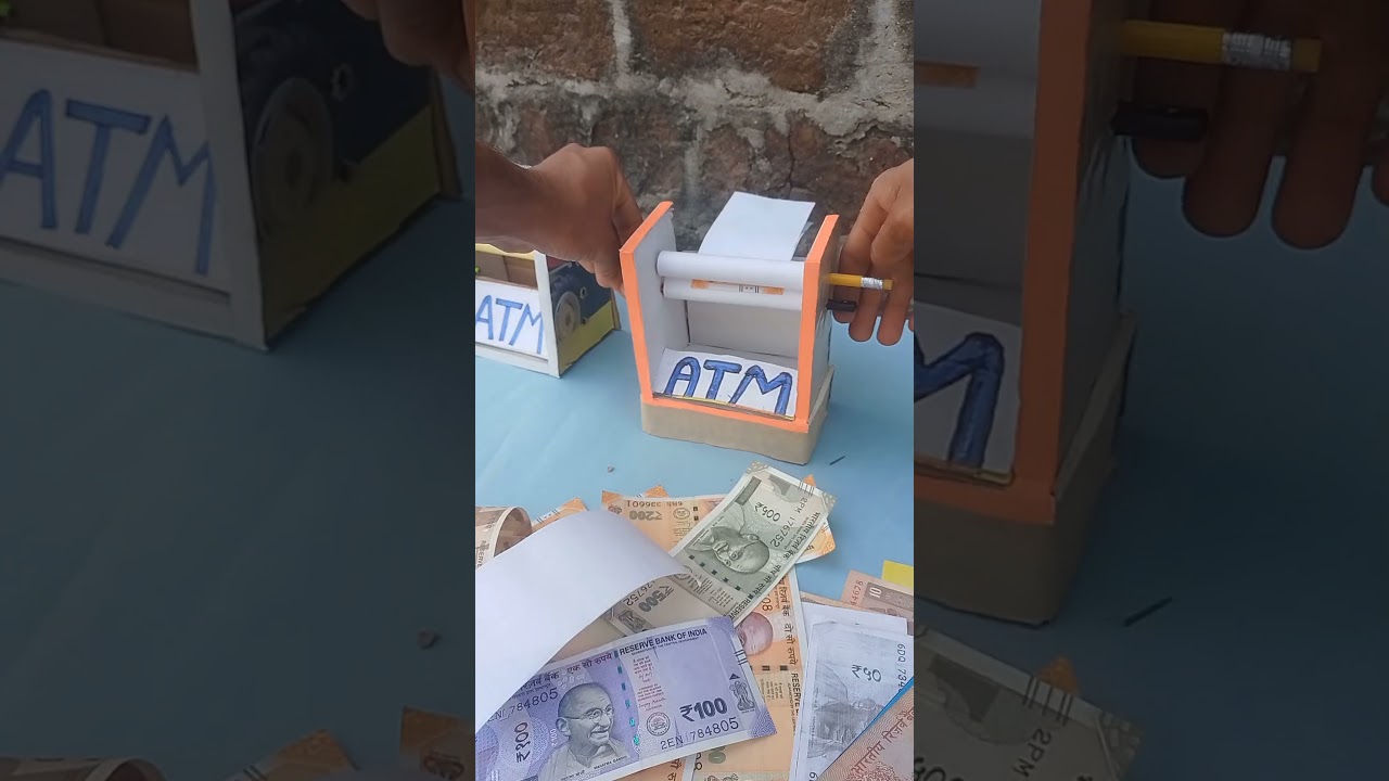 You Won’t Believe This Cardboard Money Machines #money #ilovegadgets
