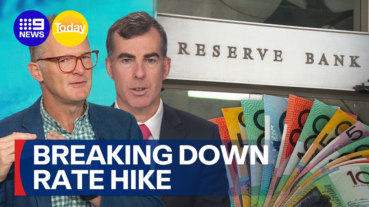 Financial experts break down RBA’s rate hike decision | 9 News Australia