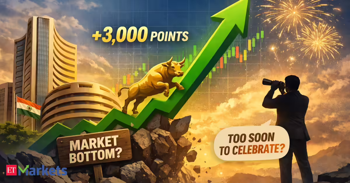 Sensex jumps nearly 3,000 points in 3 days. Has the market found its bottom or too early to celebrate?
