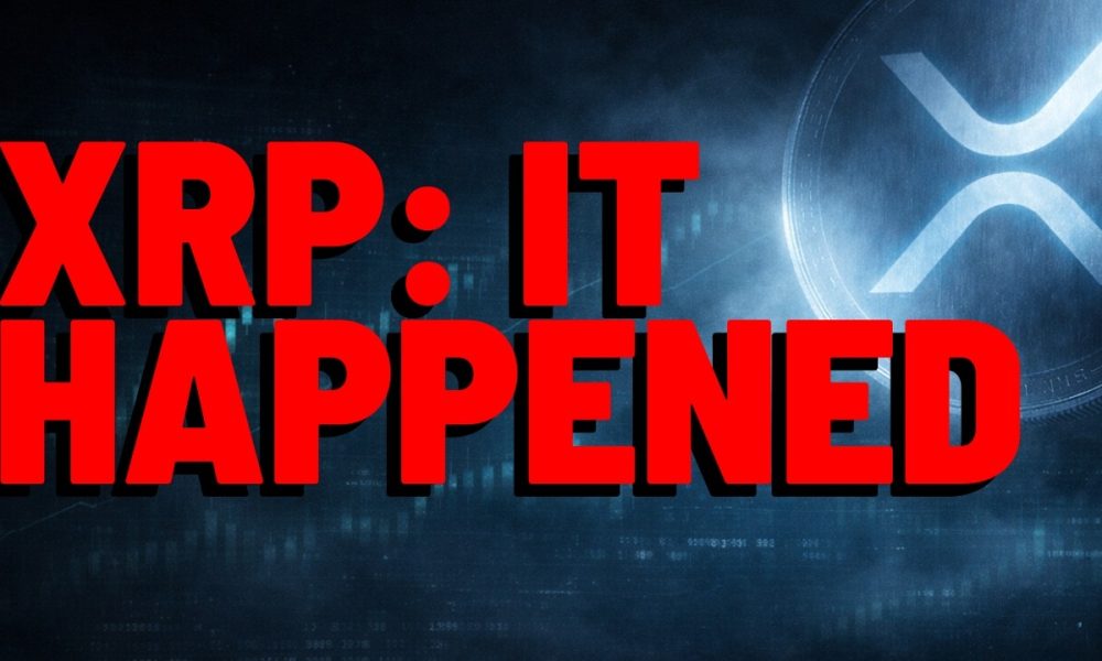 XRP: IT HAPPENED