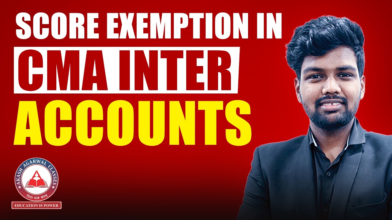 CMA Inter Accounts Last 75 Days Strategy | Financial Accounting Study Plan