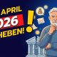Finanzexperten warnen: Heben Sie diesen Betrag vor April 2026 ab!