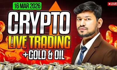 Live Trading || Crypto and Gold | 17 March  | - IITian Trader #cryptotrading