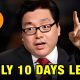 Tom Lee Bitcoin: "People Have NO IDEA What's Coming..." (Time To BUY) | Bitcoin Price 2026