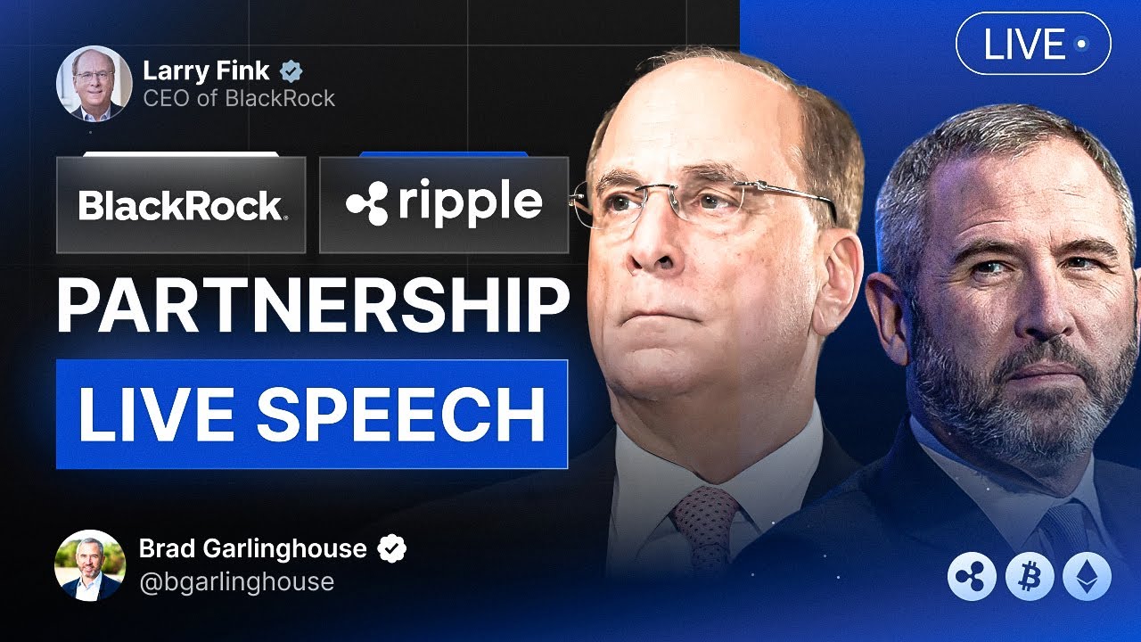 LIVE: BlackRock Partners with Ripple for Massive Asset Tokenization! Game Changer for XRP Holders!