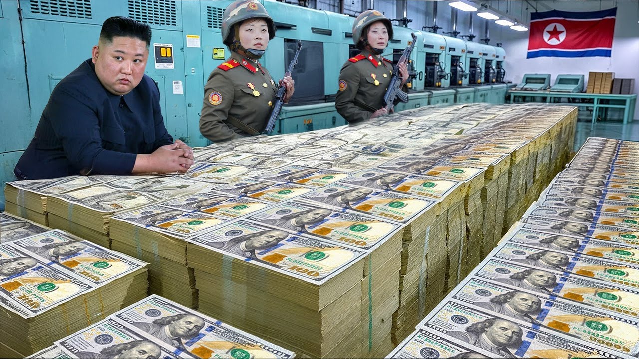 How Fake Money is Printed - Inside North Koreas Dollar Factory