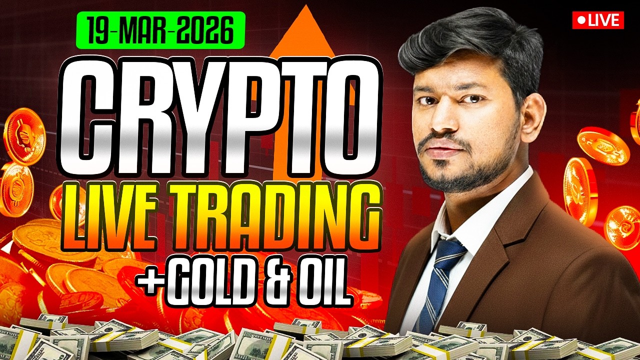 Mega Crash in market  || Crypto and Gold | 19 March  | - IITian Trader #cryptotrading