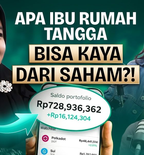 Rahasia Founder @NgertiSaham: Modal 100 Ribu Bisa Sejahtera dari Saham?