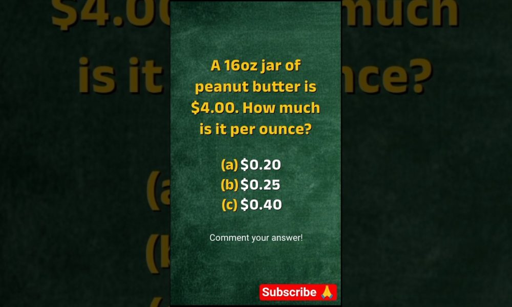 Can You Solve This Grocery Store Math? #quiz #maths #finance #shorts #money
