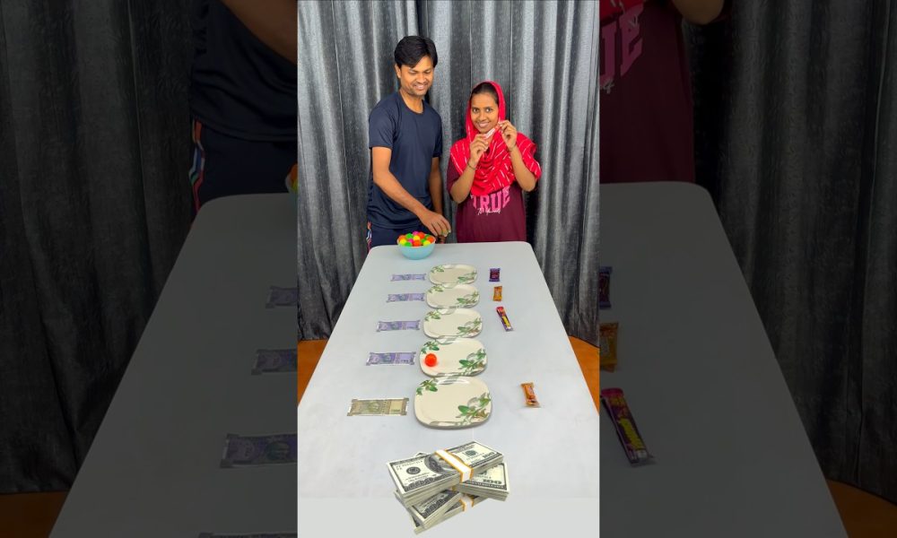 Money or Chocolate #familygamenight #challenge #viral #shorts #gameplay #money #chocolate #funny