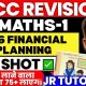 9th Maths-1 | Chapter 6 | Financial Planning | One Shot | RCC Revision | JR Tutorials |