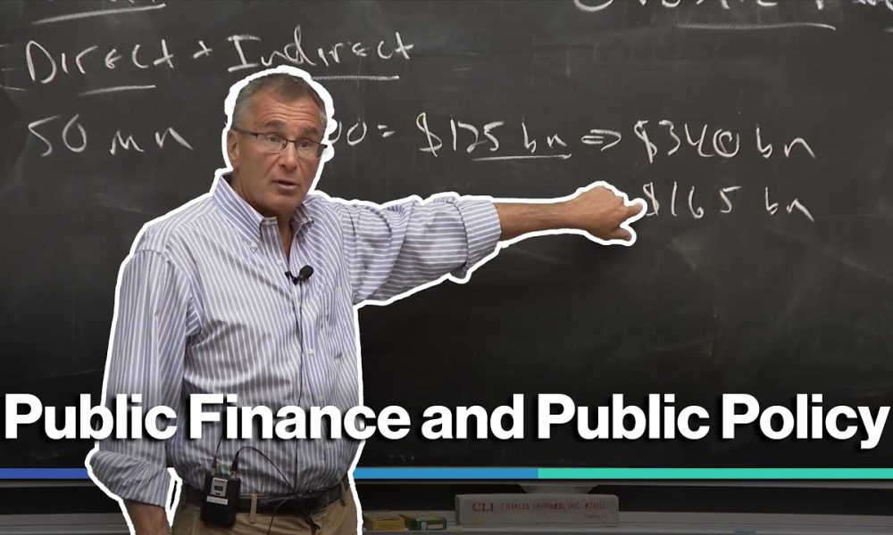Lecture 01: Why Study Public Finance?