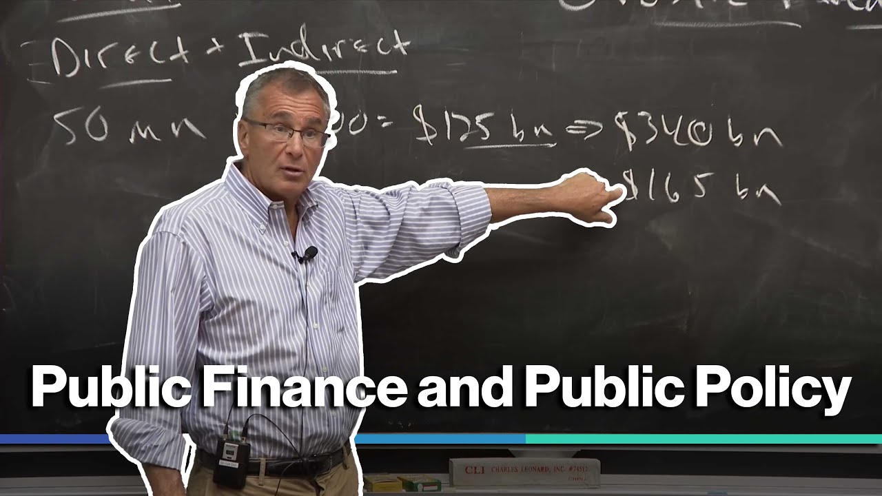 Lecture 01: Why Study Public Finance?