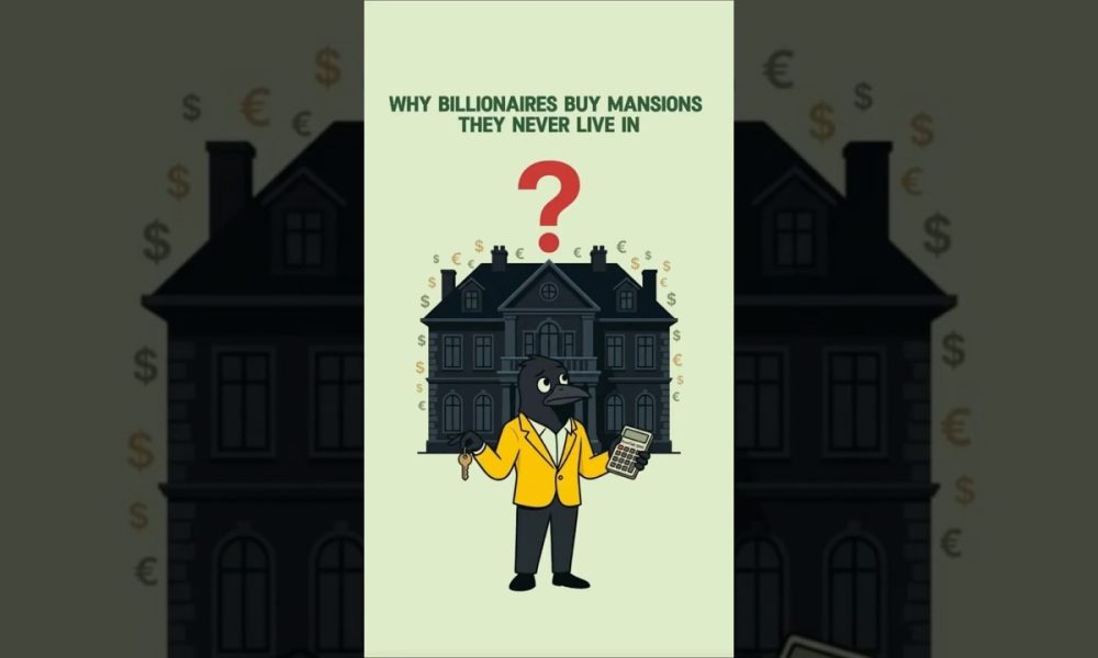 Why Billionaires Buy Mansions They Never Live In  #shorts #money #mindset