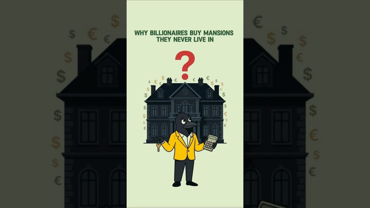 Why Billionaires Buy Mansions They Never Live In  #shorts #money #mindset
