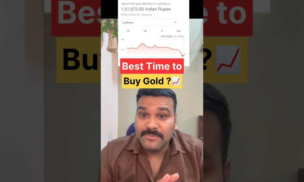 Best time to buy gold | #gold #etf #goldjewellery #stocks #shorts #finance