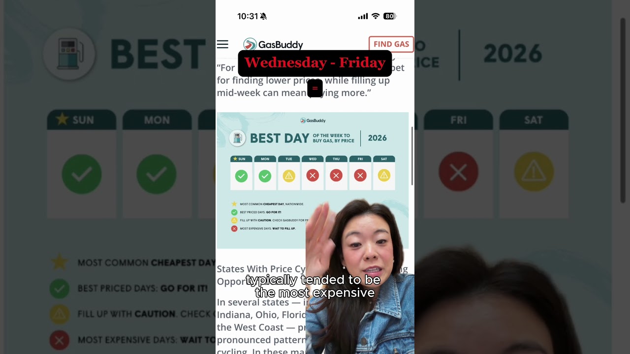 How to save $$$ on gas! #money #finance #gas #budget #economy