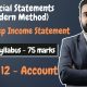 Financial Statements (Modern Method) || Class 12 Account || Single Step Income Statement - Gurubaa