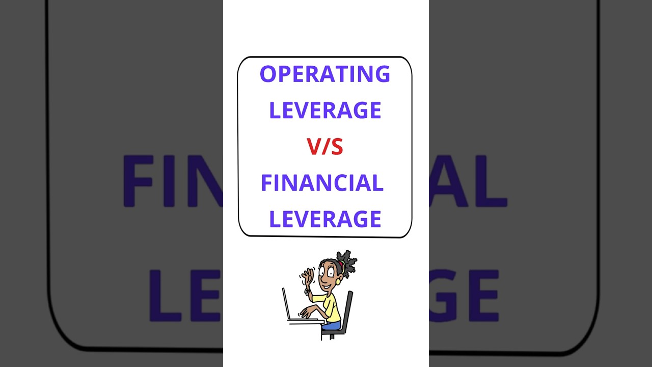 Operating and Financial Leverage | Difference | Dr.Shuchi #financialmanagement #leverage