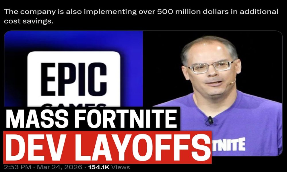 Epic Just Fired 1000 Fortnite Devs... Fortnite in Serious Financial Trouble.