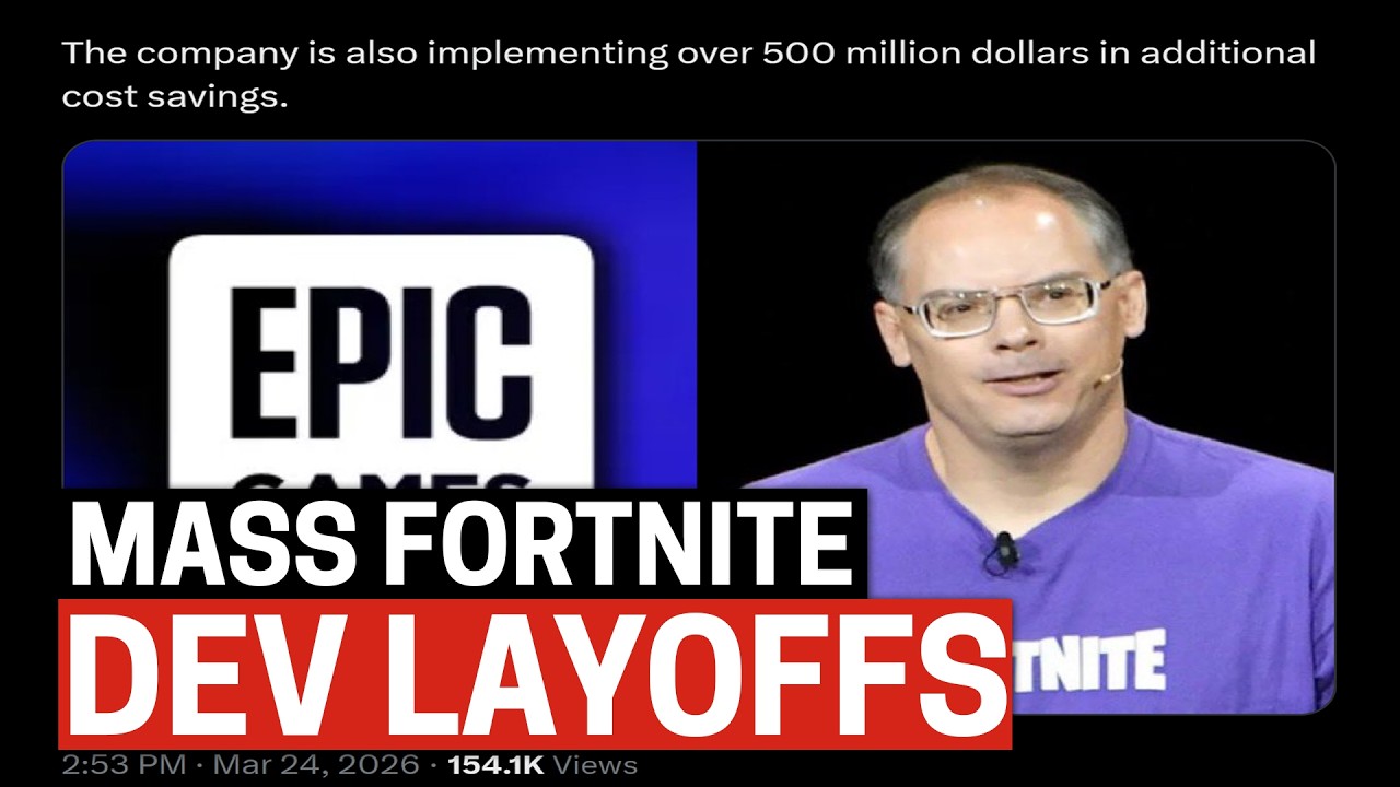Epic Just Fired 1000 Fortnite Devs... Fortnite in Serious Financial Trouble.