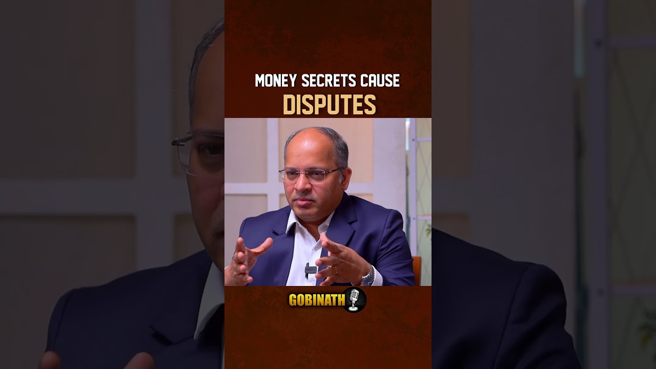 The Problem With Not Sharing Financial Information in Families | CA Sreejith Kuniyil|Gobinath#shorts