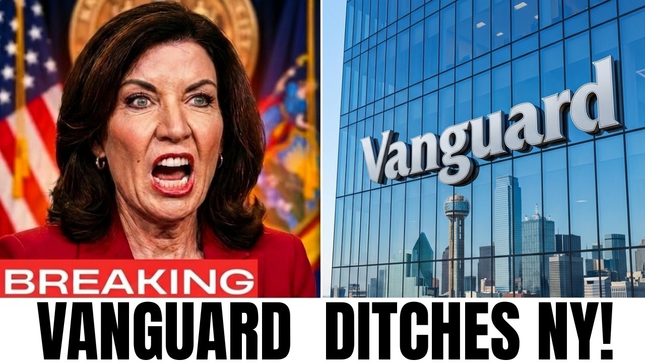 NEW YORK'S Governor ERUPTS After $7 Trillion Vanguard Builds Its Next Financial Center in Texas!