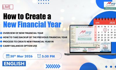 New Financial Year Setup (English) | Step-by-Step Process in Marg ERP